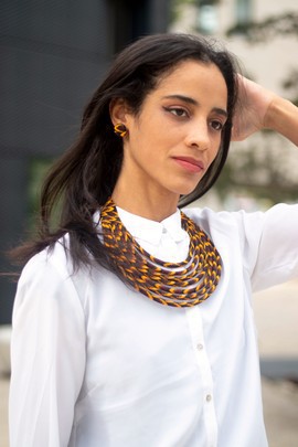 Masai inspired necklace!