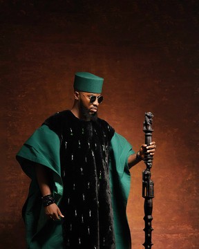 The “Regalia”Agbada.