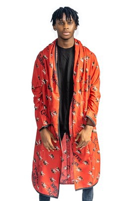 Long Coat with transition hoodie, Trendy long coat
