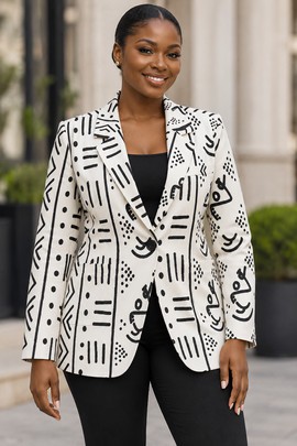 Robe midi à col en V et manches courtes pour femme en imprimé africain | Robe midi en imprimé africain | Bynelo