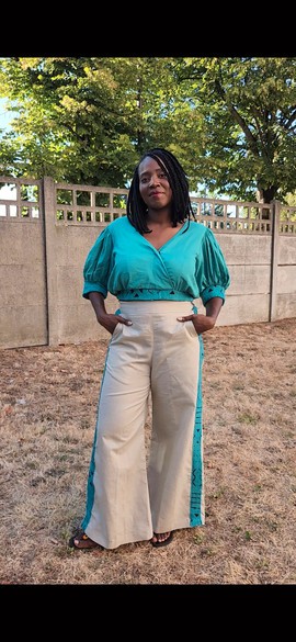 Linen/bogolan set