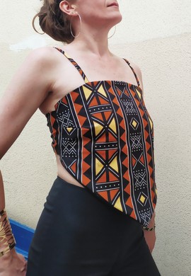 Summer triangle top in wax