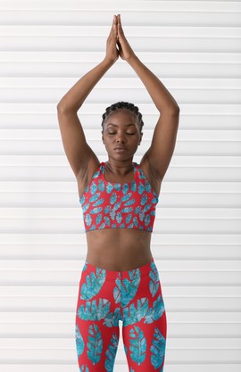 ENSEMBLE DE VÊTEMENTS DE SPORT AVEC SOUTIEN-GORGE DE SPORT KUKU ET LEGGINGS DE YOGA