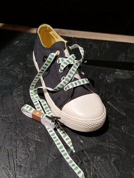 LACES n°26 80/110/150 cm 31.5/43.3/59 inch Green Sneakers Tennis Trainers Cool Original Flower Cactus