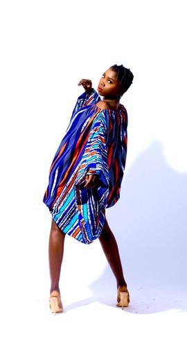 CABO TULIP DRESS-BLOUSE COMBO IN CABO PRINT