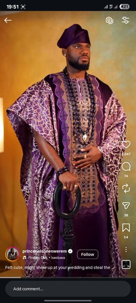 Classic Agbada with kaftan and trouser