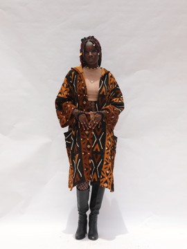 Aunty B Hooded Bogolan Cloak (Pre-Order)