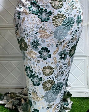 Brocade, Damask, lace   (5 yards )