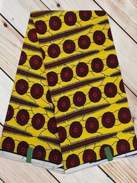 6 YARDS WAX PAGNE WAX AFRICAN FABRIC ANKARA PRINTED FABRIC