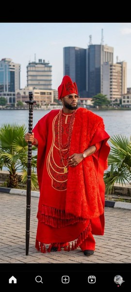 Classic Agbada with kaftan and trouser