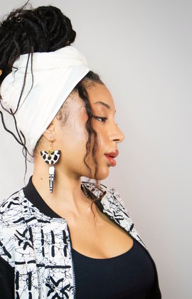 Magnifiques boucles d'oreilles «Teena»