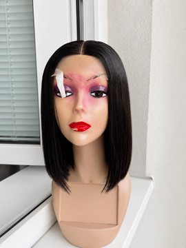 ✨ 12” Bone Straight Blunt Bob Wig ✨