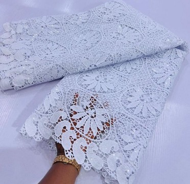 Cord Lace fabric 5 yards