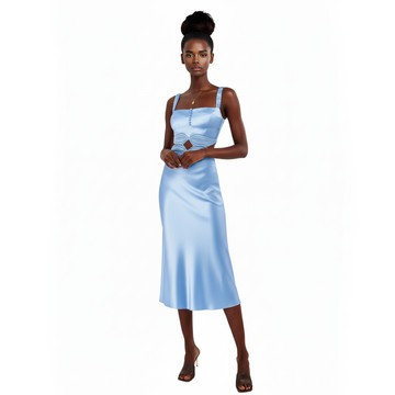 Robe nuisette Maison Aria Selima Sky : Collection SS21