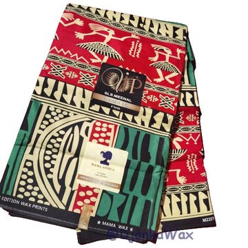 Tissu pagne Ndop Bamiléké du Cameroun en coton léger 3 yards