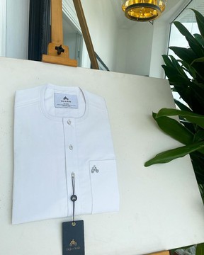 A White, Clear view transparent Swarovski buttons, kaftan