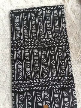 African Bogolan Wax fabrics 100% cotton 1 yard "Bogoland"