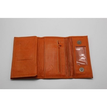 Portefeuille en cuir original Orange