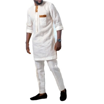 Men african suit kaftan African outfit, two piece men's suit jacket