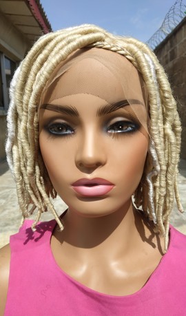 613 bob locs,soft locs, frontal wig