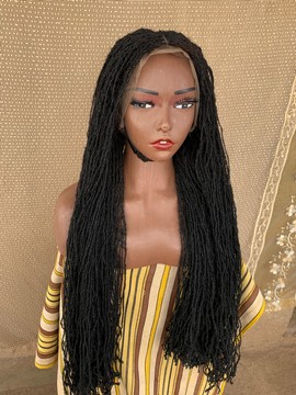 full lace synthetic sisterlocs 32inches, skinny locs, dreadlocks