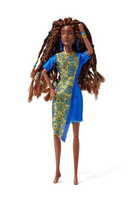 Kiraa African Princess Doll with Handcrafted Braids