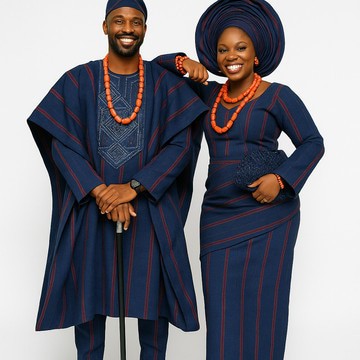 Aso oke wedding dress aso oke couple dress