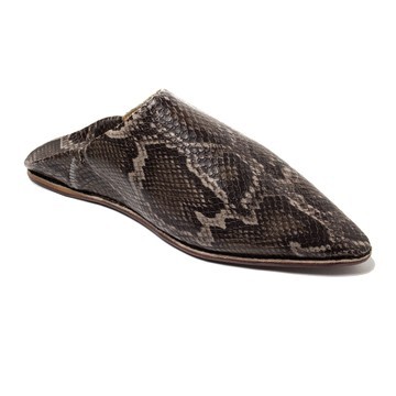 Babouche en cuir original fait main