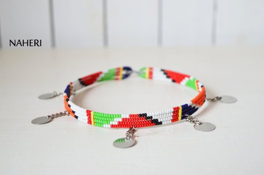 Maasai Beaded Choker Necklace | African Tribal Jewelry | African Beaded Necklace