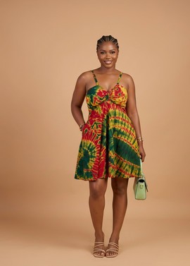 casual dashiki dress Iris Ankara Dashiki Dress, Short Aso-oke Kaftan Bubu, Party African Casual  Dress, Nigerian Wedding Guest Outfit, Aunty Apreciation Gift