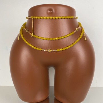 Bine bine, bijoux de ventre, perle de taille, bayas, collier de hanche, binbin