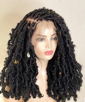 Butterfly locs wig with frontal lace
