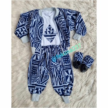 Ensemble Bomber Bébé &amp; Enfant Africain – Bomber, Pantalon &amp; Accessoires