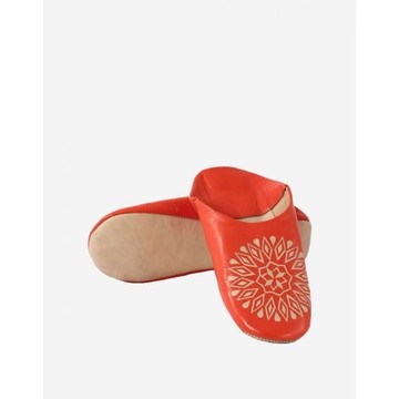 Ballerine en cuir véritable fait main