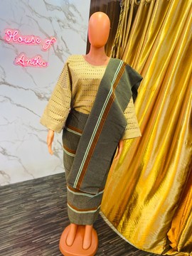 Bride mother outfit, Yoruba bride outfit