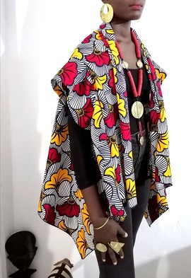 Afro kimono cotton wax