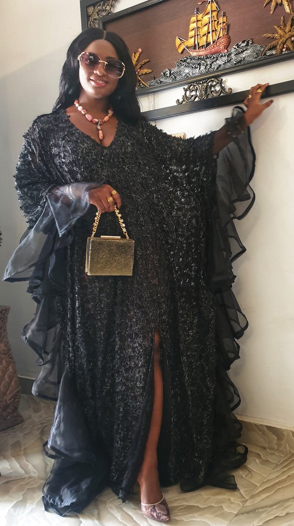 Regal African Woman Lace Boubou for Weddings/Special occasions/Plus Siz -  ANKA