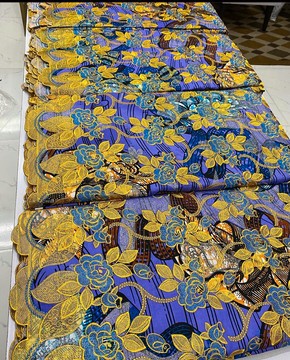Embroidery Grand Glitter Super wax Vlisco/ Ankara Print