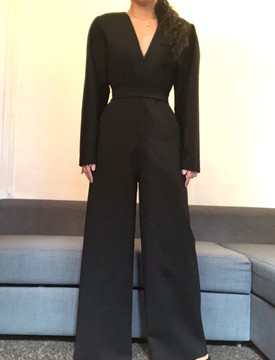 Combinaison noire tailleur