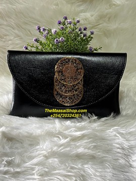 KENYAN BEADED CLUTCH BAG
