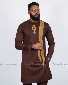 Embroidered men's kaftan