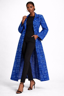 blue kimono jacket