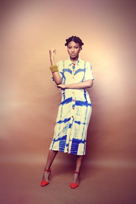 Yaralé midi dress
