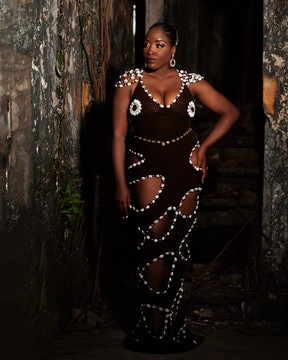 LA ROBE LIZZO MARRON  vole#02