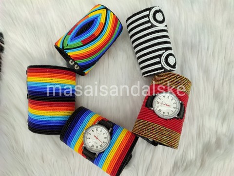 Maasai bracelets , African bracelets , Beaded wrist bracelets , African bangles