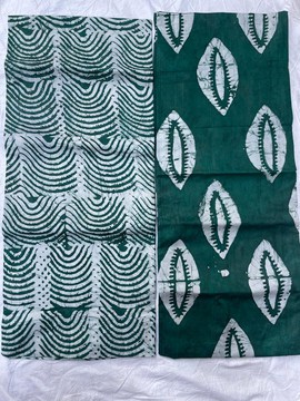 African Adire Batik / Handmade Batik / Ankara Fabric / 100% Cotton Fabric