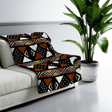 African Blanket Colourful Throw Mudcloth Bold Stripe Print (MORE SIZES AVAILABLE)