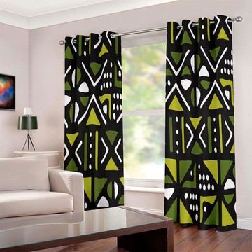 Cultural Unique Bath Mat White and Black Bathroom Rug (LARGER SIZES AVAILABLE)