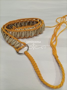 Cowrie shell belt, African hipster belts, Masai shell belt