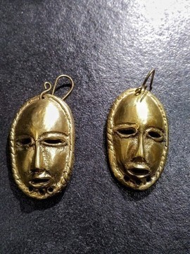 Boucle d oreilles couleur bronze